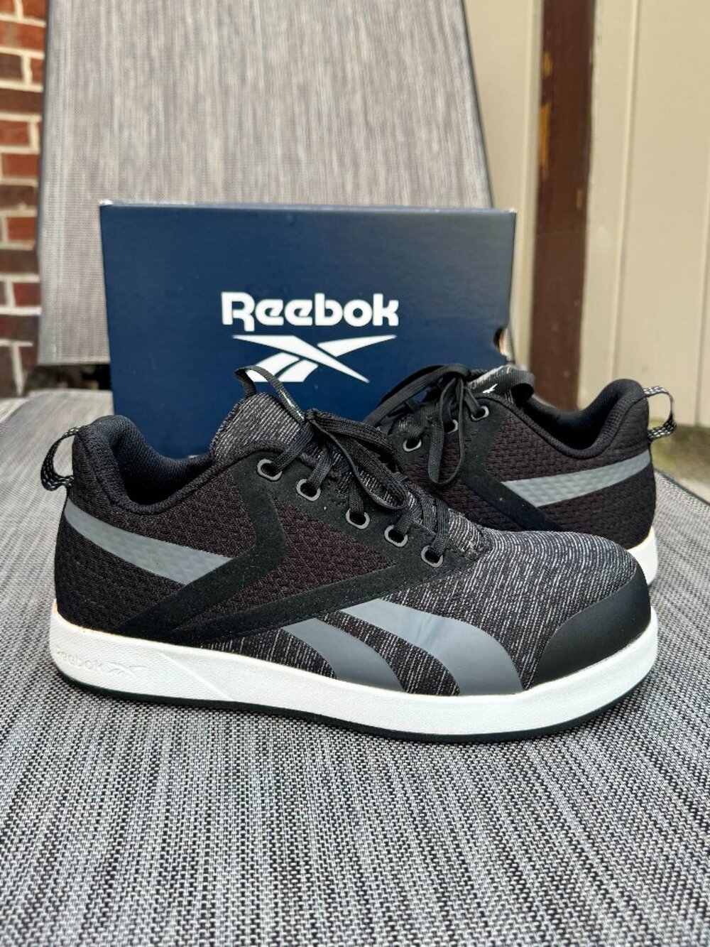Reebok Composite Toe Work Safety Shoes Womens 7.5M Black Ever Road 3.0 DMX